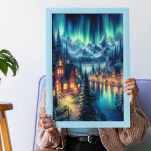 Solitudes Haven: en kabinreat Poster