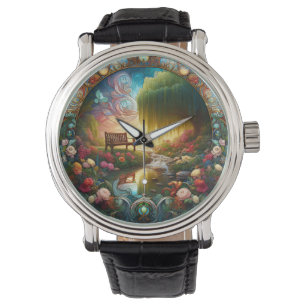 Solitudes Sanctuary A Ceramic Väg to Reflection Armbandsur
