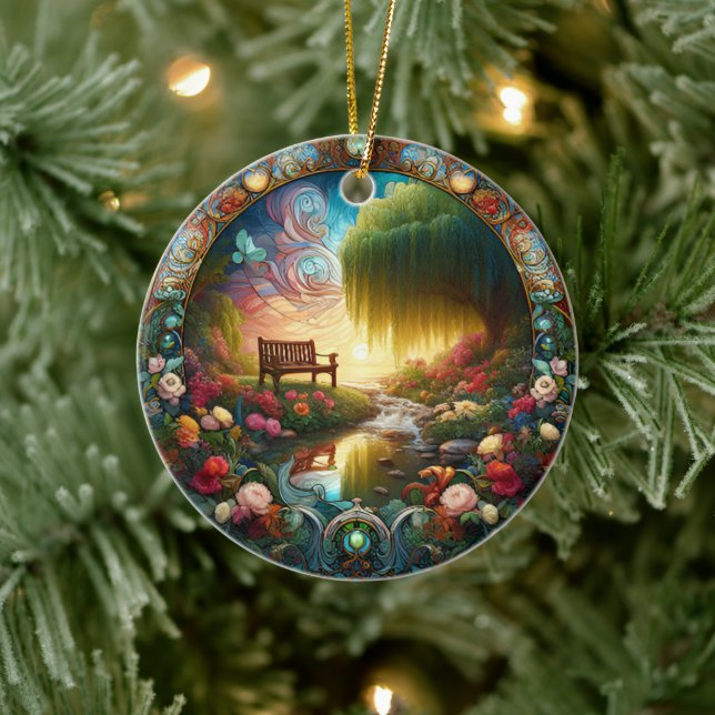 Solitudes Sanctuary A Ceramic Väg to Reflection Julgransprydnad Keramik (Träd)