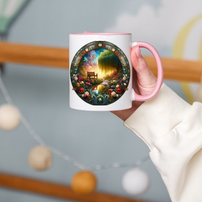 Solitudes Sanctuary A Ceramic Väg to Reflection Mugg (Skapare uppladdad)