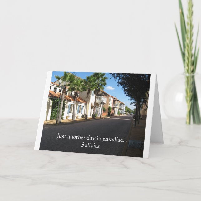 Solivita… paradis kort (Framsida)