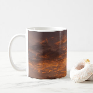 Solkluster I färgfoto med Himlar Kaffemugg