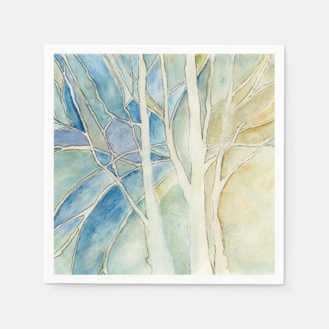 Solkraftskonstruktion på Party Napkins Pappersservett (Framsidan)