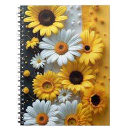 Solkysst blomsterstrålning iPad Smart Cover Anteckningsbok