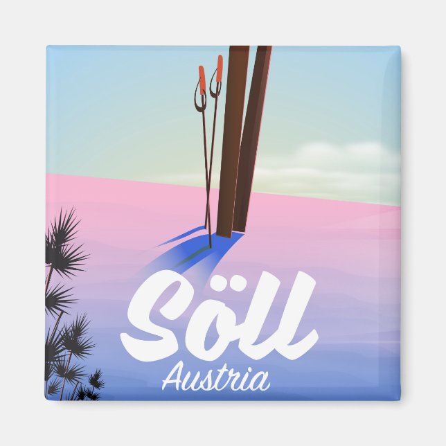 Söll, Österrikes skidaffisch Magnet (Framsidan)