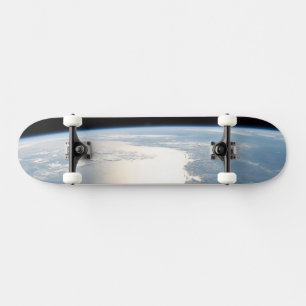Sollint reflekterar utanför Mexikos Bukt Mini Skateboard Bräda 18,5 Cm