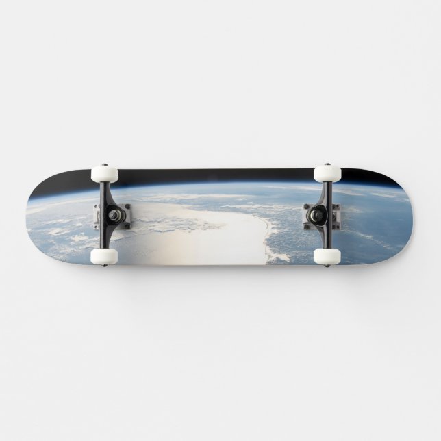 Sollint reflekterar utanför Mexikos Bukt Mini Skateboard Bräda 18,5 Cm (Horz)