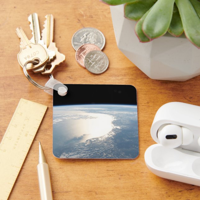 Sollint reflekterar utanför Mexikos Bukt Nyckelring (Skrivbord)