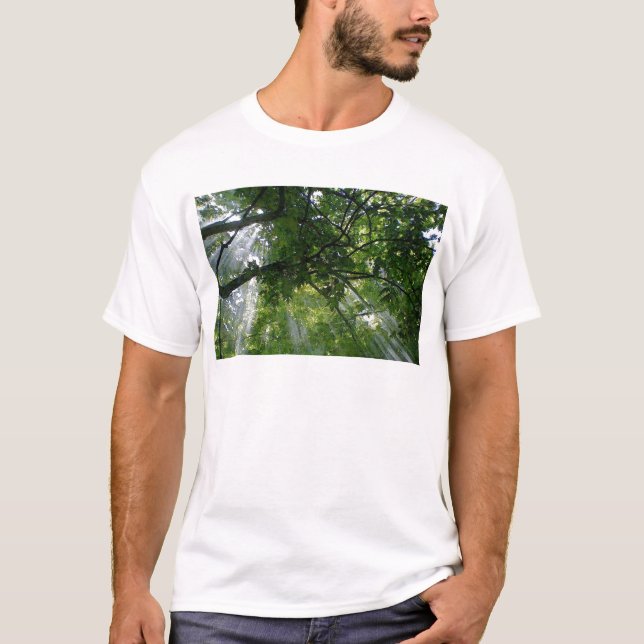 Solljus genom Träd Tee Shirt (Framsida)