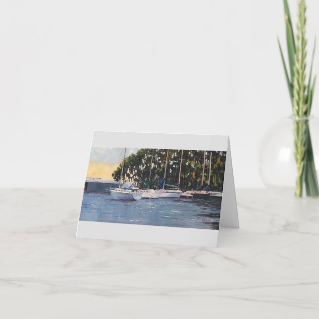 Solljus och blåsor kort (Framsida)