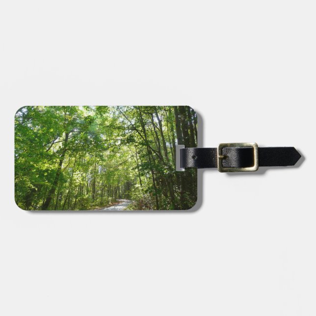 Solljus på träbelagd Väg vid Centennial Park Bagagebricka (Horisontell Framsida)