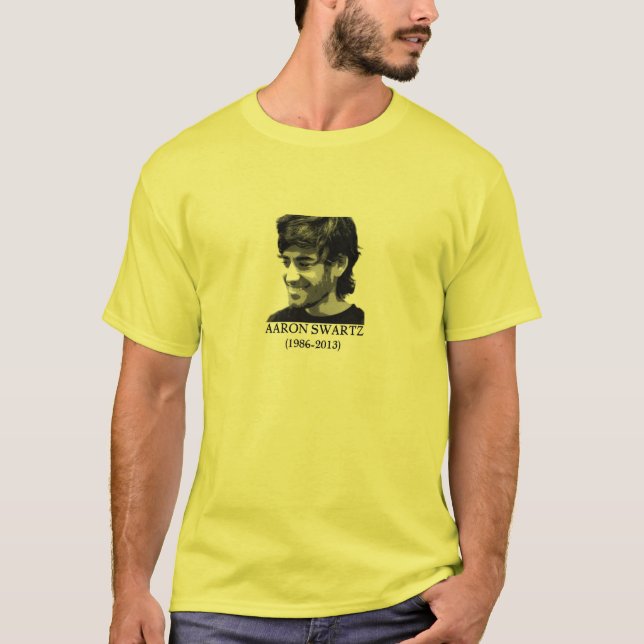 Solljusfundament -- Aaron Swartz T-shirt (Framsida)