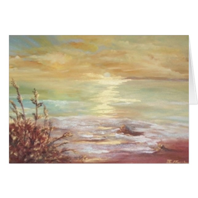 SOLLJUSkort Hälsningskort (Framsidan Horizontal)