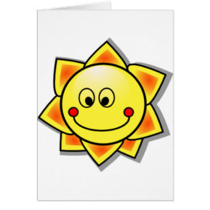 Sollyckligsol Hälsningskort