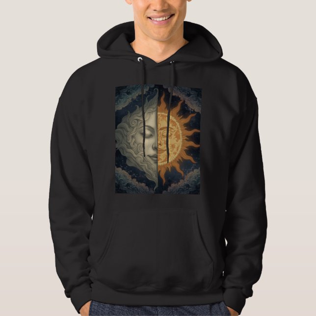 solmåne hoodie (Framsida)