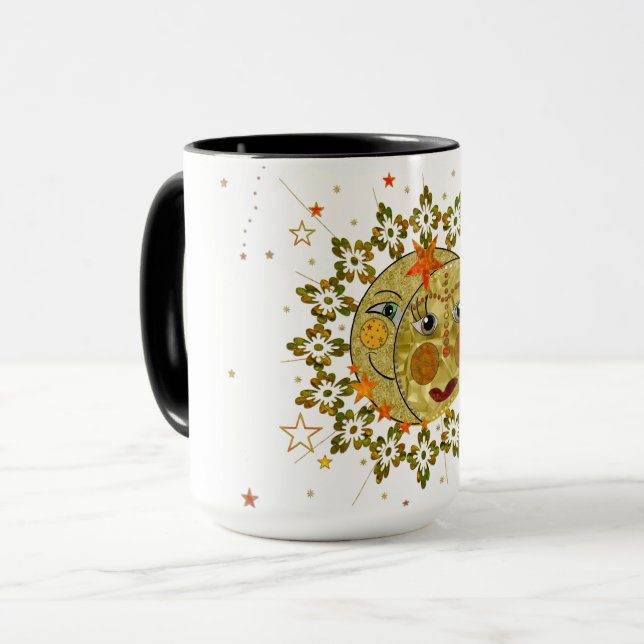 SOLMÅNE OCH STJÄRNAMUGG MUGG (Framsida vänster)