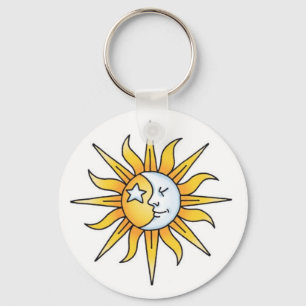 Solmåne & stjärna Keychain Nyckelring