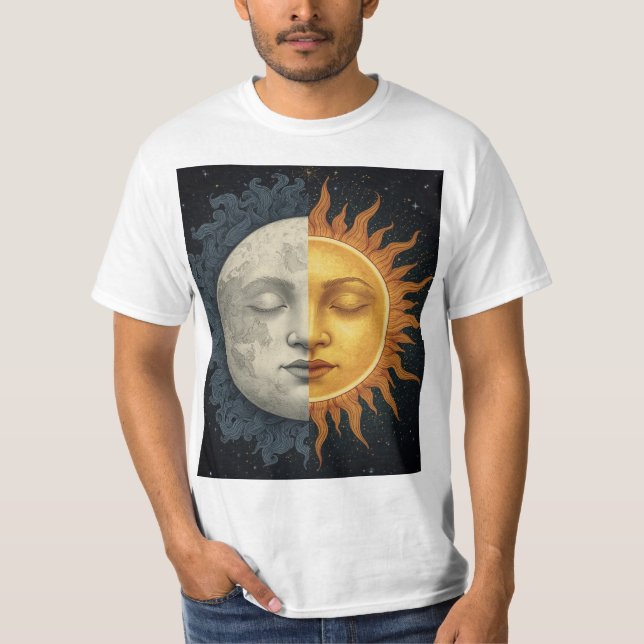 solmåne t shirt (Framsida)