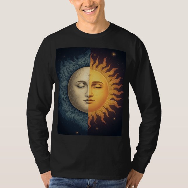 solmåne t shirt (Framsida)