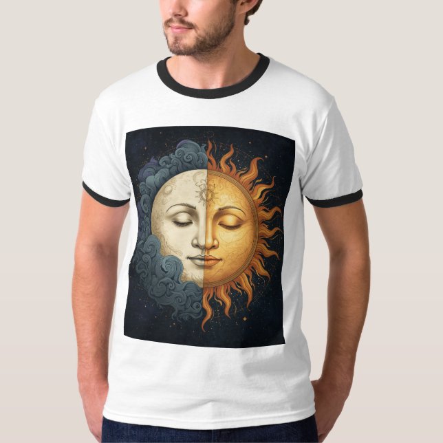 solmåne t shirt (Framsida)
