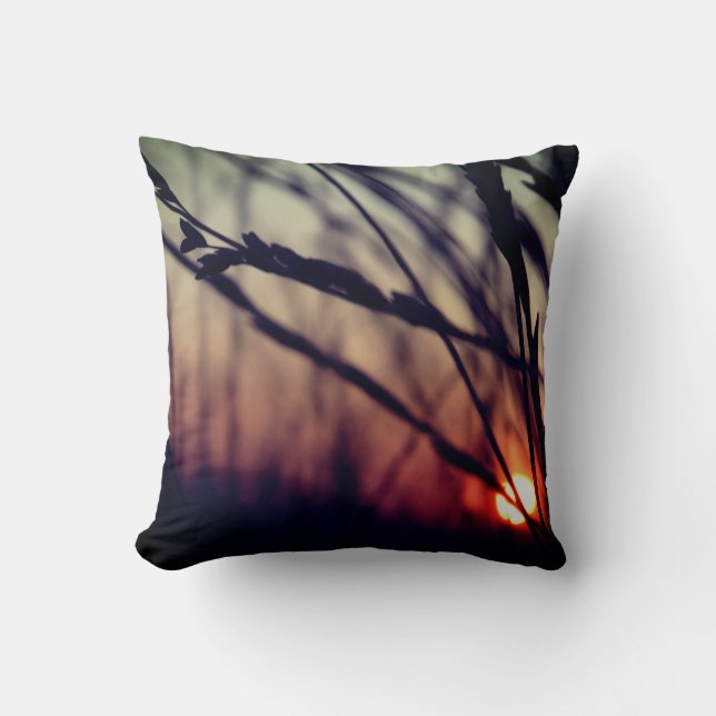 Solnedåtriktad skyddskudde 41 cm x 41 cm kudde (Framsida)