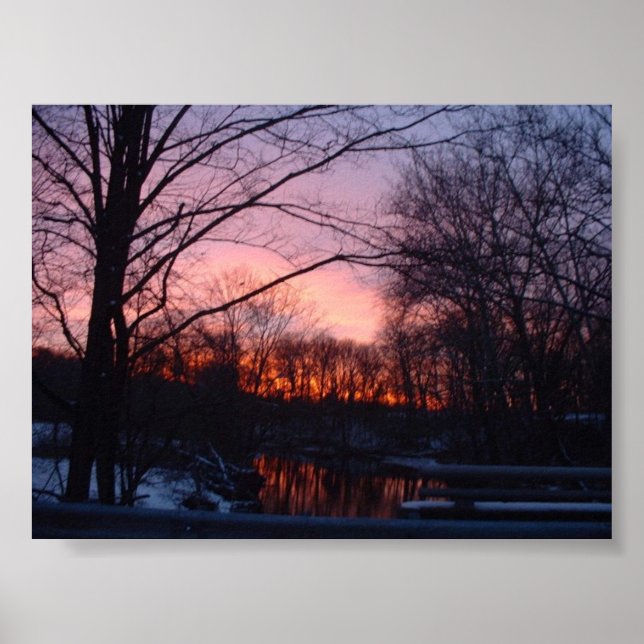 Solnedgång5 Poster (Framsidan)