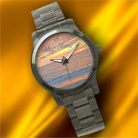 Solnedgång 1577 armbandsur<br><div class="desc">Måla "Solnedgång 1577" Samling Anpassa på produktsidan eller klicka på knappen "Anpassa" om du vill ha fler designalternativ. Design skapat från min färgtoning "Sunset 1577" som fångar en vacker solnedgång i Puerto Vallarta i Banderas Bay, Puerto Vallarta, Mexiko. Matchande produkter som är tillgängliga i den här samlingen.</div>