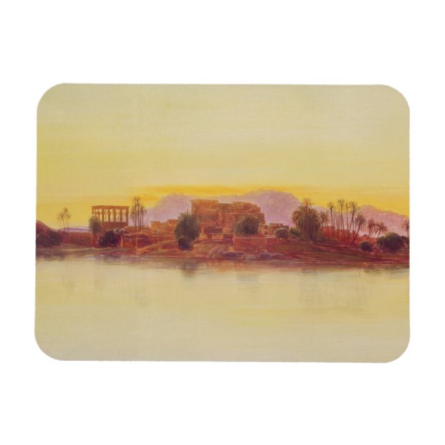 Solnedgång, 1861 (panel) magnet (Horisontell)