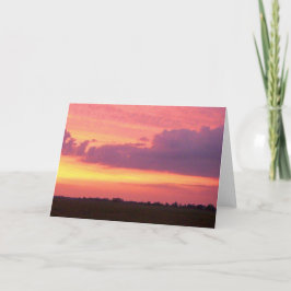 Solnedgång 2004 Foto av Mark Edward Westerfield. Kort