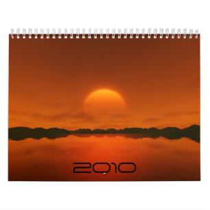 Solnedgång 2010 kalender