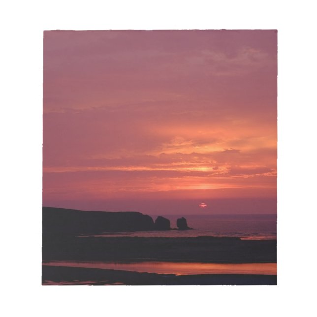 solnedgång 3 anteckningsblock (Framsida)