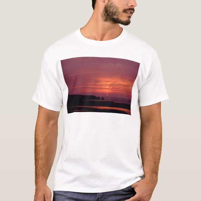 solnedgång 3 tee shirt (Framsida)