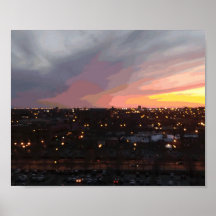 Solnedgång - 6 april 2018 kl. 7.34