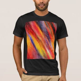 Solnedgång Abstrakt Färg - T Shirt