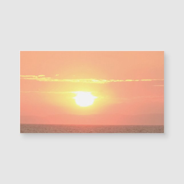Solnedgång Affärskort (Framsida)