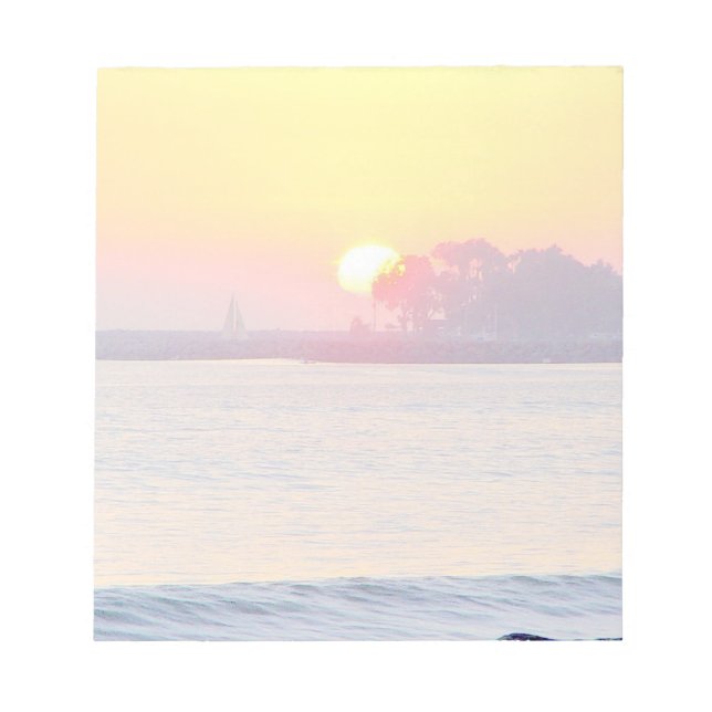 Solnedgång, Anteckningsblock (Framsida)