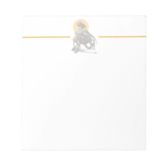 Solnedgång Anteckningsblock (Framsida)