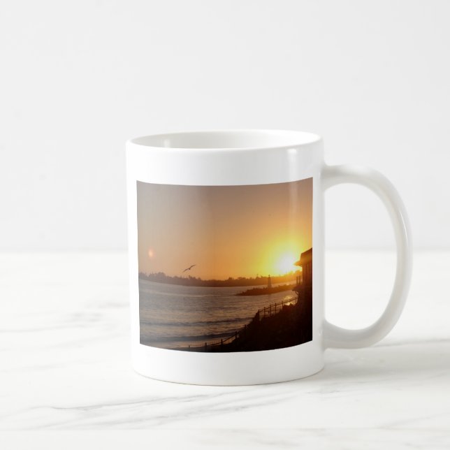 Solnedgång av fyr kaffemugg (Höger)