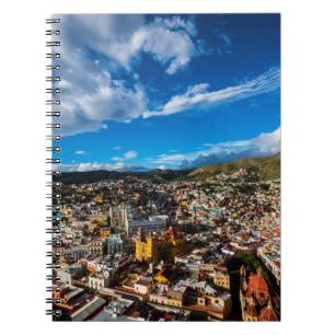 Solnedgång av Guanajuato Anteckningsbok Med Spiral