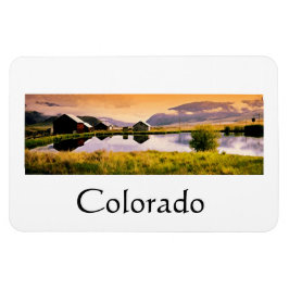 Solnedgång av kabinerna Colorado Magnet