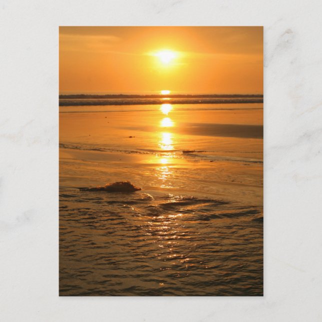 Solnedgång Bali Vykort (Framsida)