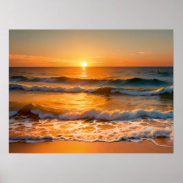 Solnedgång: Beach Ballet Poster