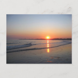 Solnedgång * Beach Vykort