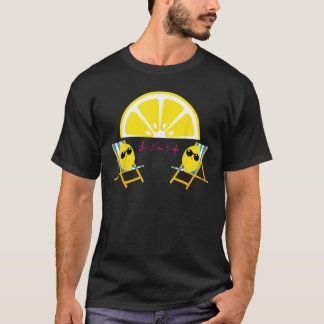 Solnedgång Bliss Lemon Slice Summer Vacation Lemon T Shirt