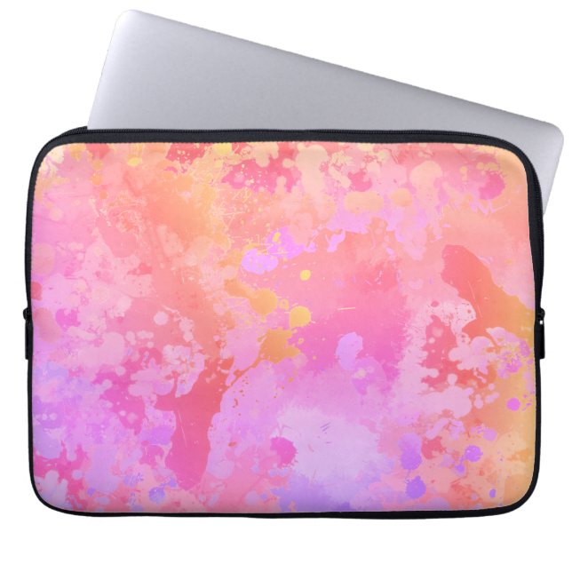 Solnedgång Boho Splash Laptop Fodral (Framsidan)