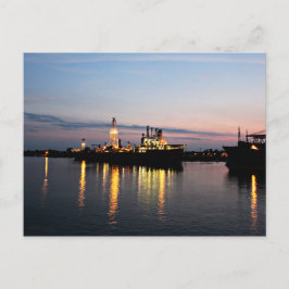 Solnedgång Bukt i Mexiko Vykort