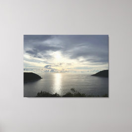 Solnedgång Canvastryck