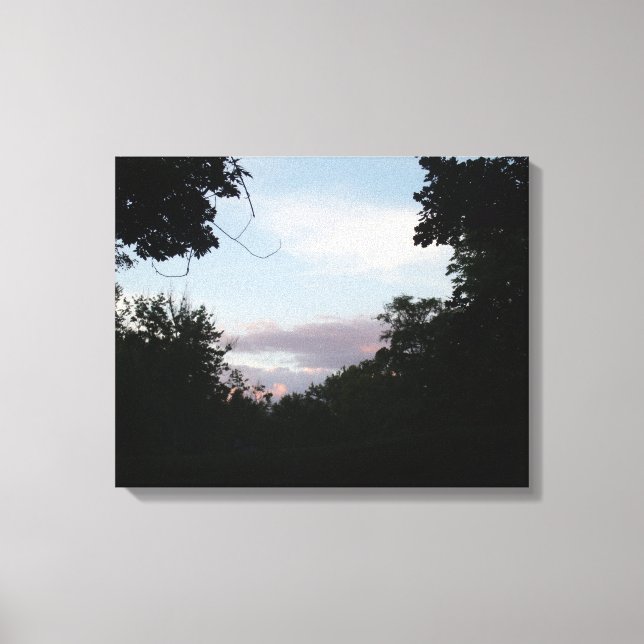 Solnedgång Canvastryck (Framsida)