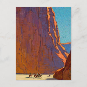 “Solnedgång Canyon de Chelly” av Edgar Payne Vykort