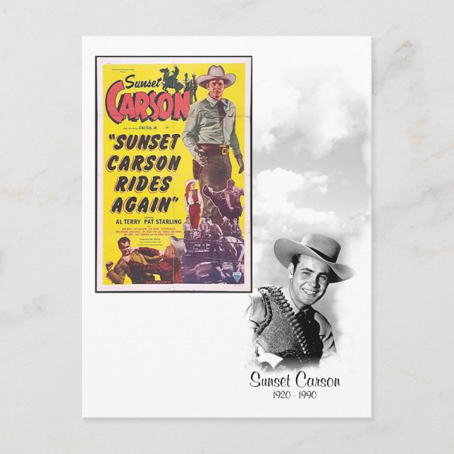 Solnedgång Carson - 1920 - 1990 Vykort (Framsida)